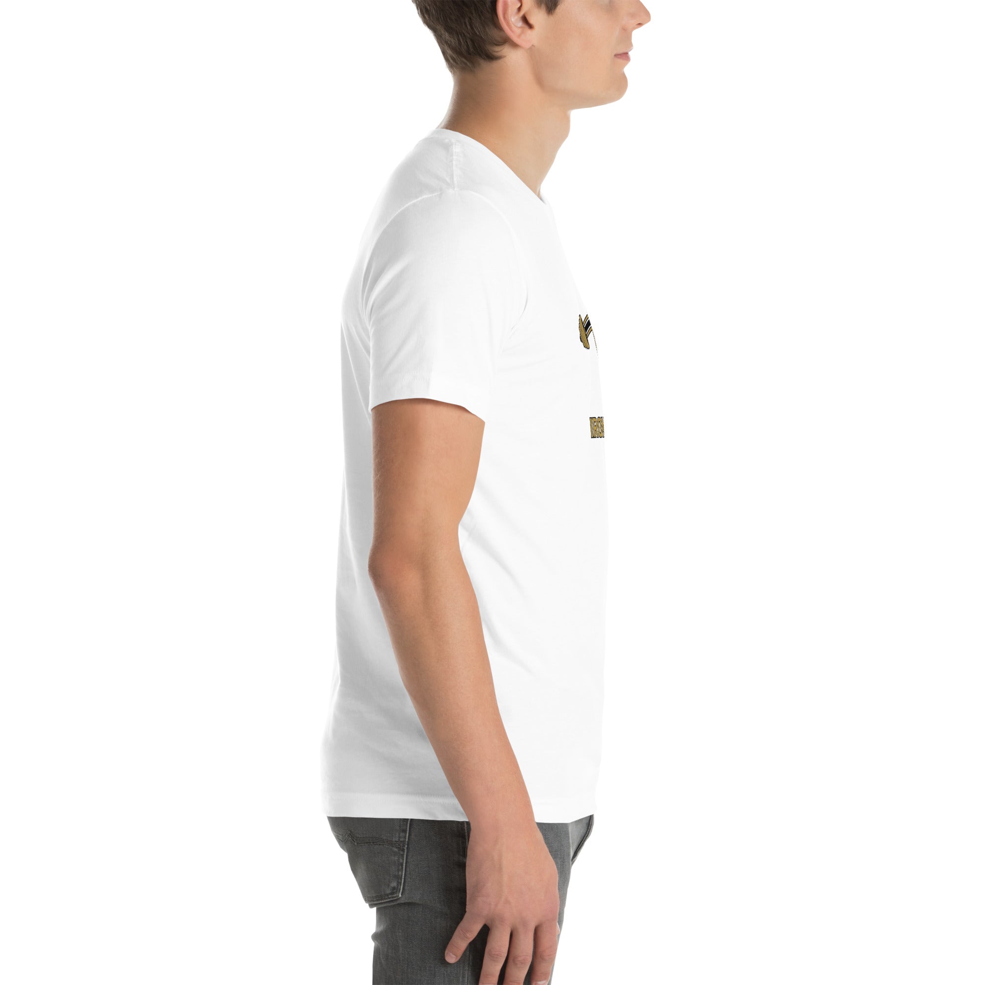 Iron Cross Phil 4:13 gym t-shirt — right side view