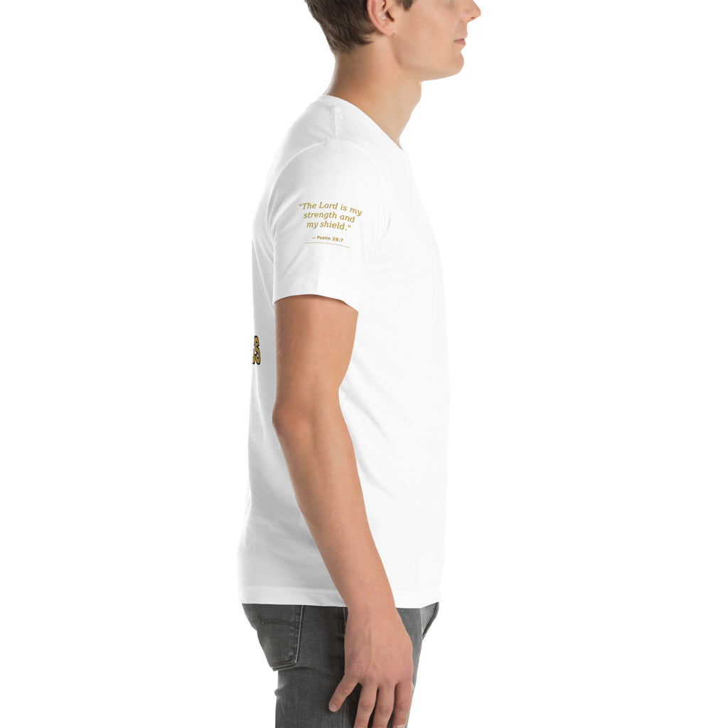 Iron Cross Psalm 28:7 Sleeve Tee — right side view